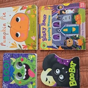 Kids Halloween Board Book Set
